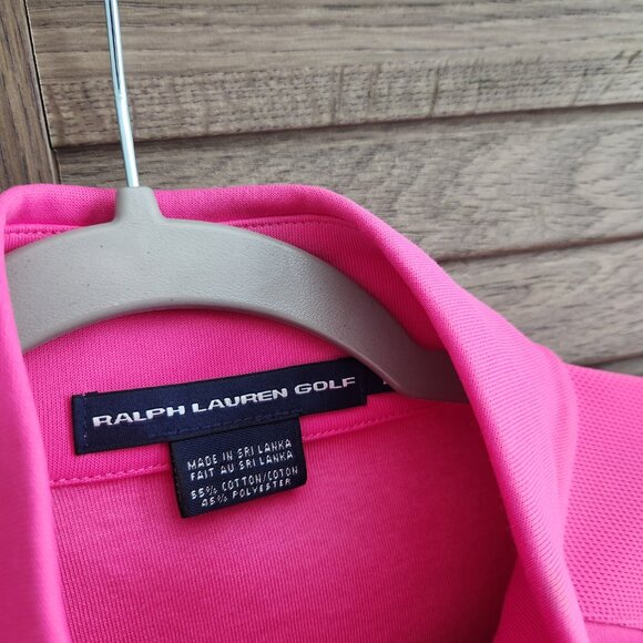 Ralph Lauren Gold pink zip up vest Size L - Picture 8 of 8